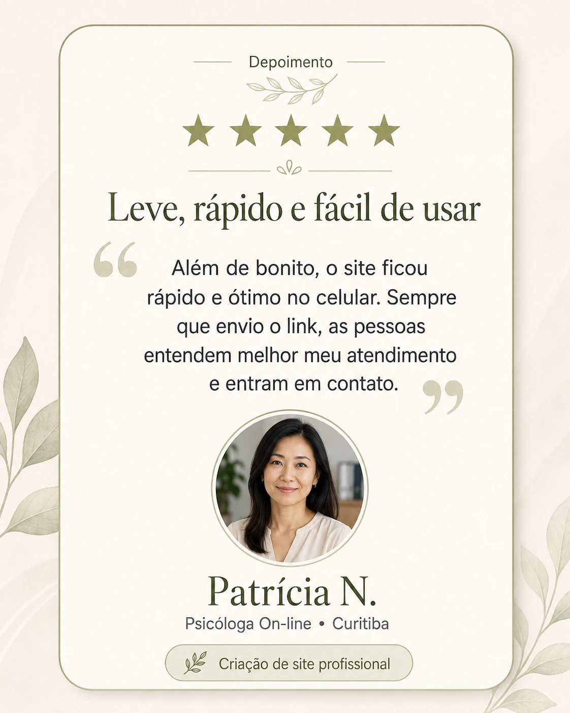 Depoimento de terapeuta sobre o aumento de contatos no WhatsApp